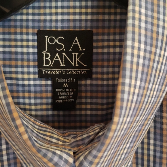 JOSEPH A BANK LONG SLEEVES BUTTON DOWN MEN’S SHIRT 100% COTTON - Picture 2 of 6